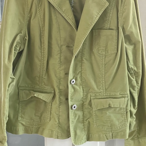 Style & CO, Light green, faux suede, jacket. - Picture 2 of 5